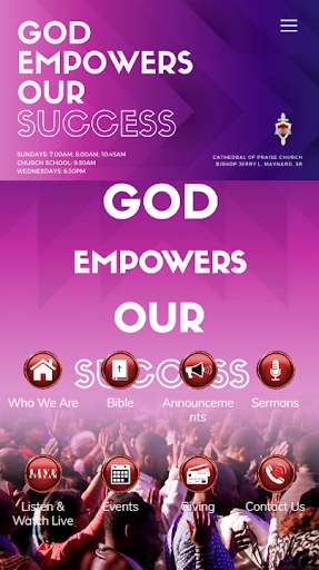Run android online APK Cathedral Of Praise C.O.G.I.C. from MyAndroid or emulate Cathedral Of Praise C.O.G.I.C. using MyAndroid Run android online APK Cathedral Of Praise C.O.G.I.C. from MyAndroid or emulate Cathedral Of Praise C.O.G.I.C. using MyAndroid
