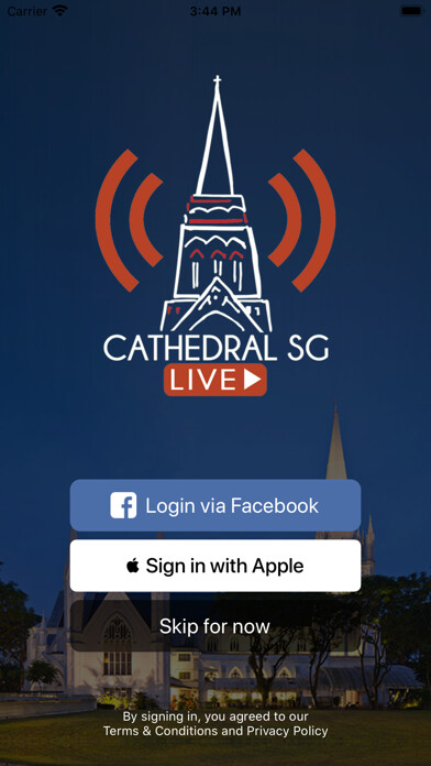 Emulate iPhone app Cathedral SG Live using MyAndroid Emulate iPhone app Cathedral SG Live using MyAndroid