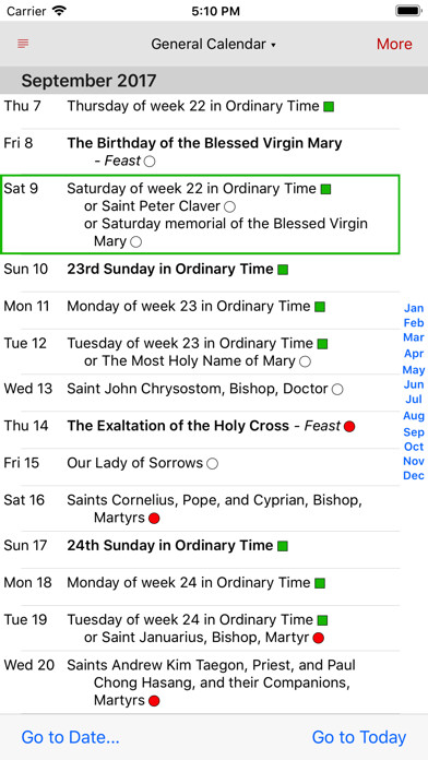 Run android online APK Catholic Calendar from MyAndroid or emulate Catholic Calendar using MyAndroid