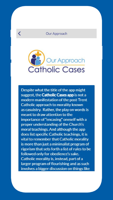 Emulate iPhone app Catholic Cases using MyAndroid