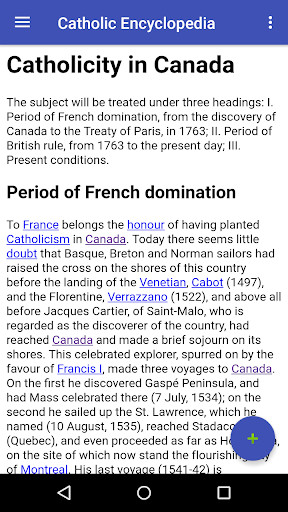 Run android online APK Catholic Encyclopedia (trial version) from MyAndroid or emulate Catholic Encyclopedia (trial version) using MyAndroid