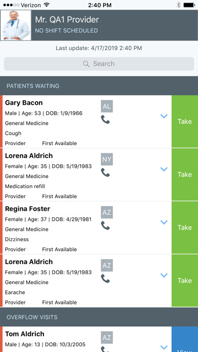 Emulate iPhone app CatholicHealth eVisit Provider using MyAndroid