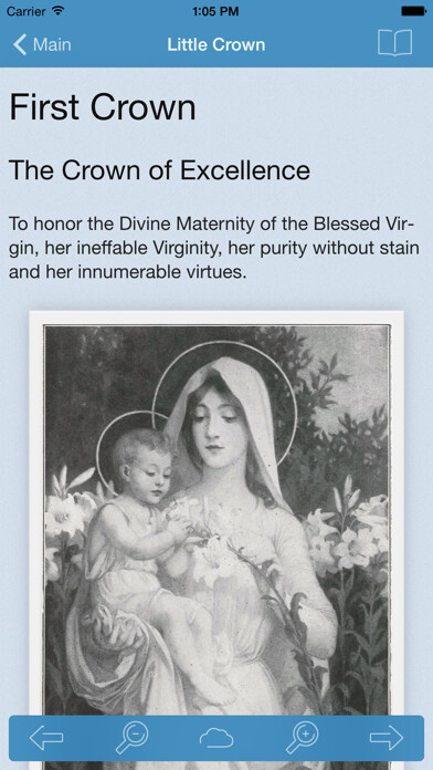 Emulate iPhone app Catholic Little Crown of the Blessed Virgin Mary using MyAndroid Emulate iPhone app Catholic Little Crown of the Blessed Virgin Mary using MyAndroid