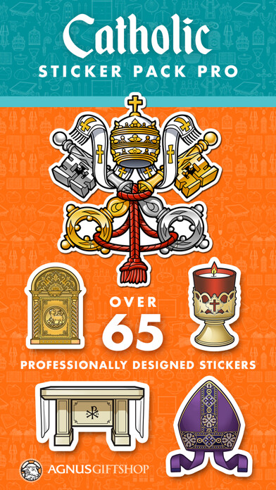 Emulate iPhone app Catholic Sticker Pack Pro using MyAndroid