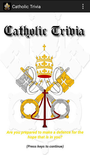 Run android online APK Catholic Trivia from MyAndroid or emulate Catholic Trivia using MyAndroid