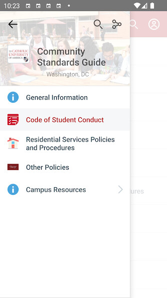 Emulate iPhone app Catholic University of America using MyAndroid Emulate iPhone app Catholic University of America using MyAndroid