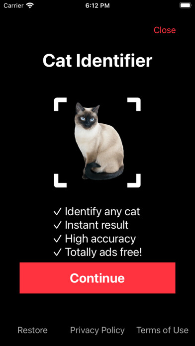 Emulate iPhone app Cat Identifier: Kitty Breed ID using MyAndroid