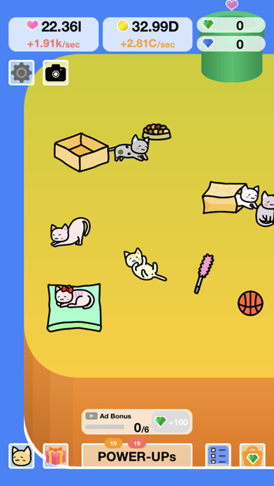 Emulate iPhone app Cat Island - Relaxing Game using MyAndroid