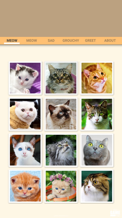 Emulate iPhone app Cat Meow Kitten Sounds using MyAndroid Emulate iPhone app Cat Meow Kitten Sounds using MyAndroid