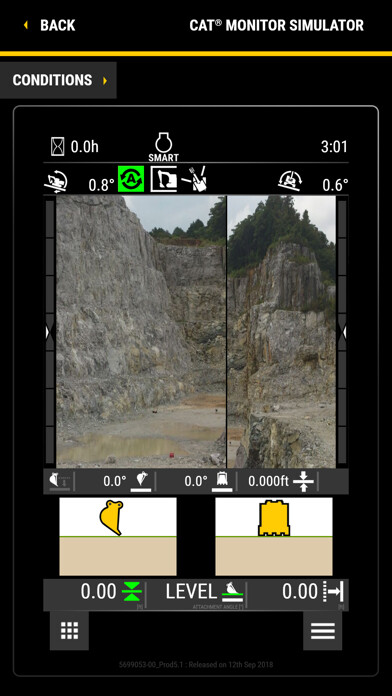 Emulate iPhone app Cat® Monitor Simulator using MyAndroid