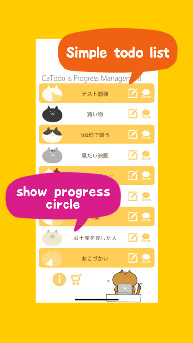 Emulate iPhone app CaTodo is Progress Management using MyAndroid Emulate iPhone app CaTodo is Progress Management using MyAndroid