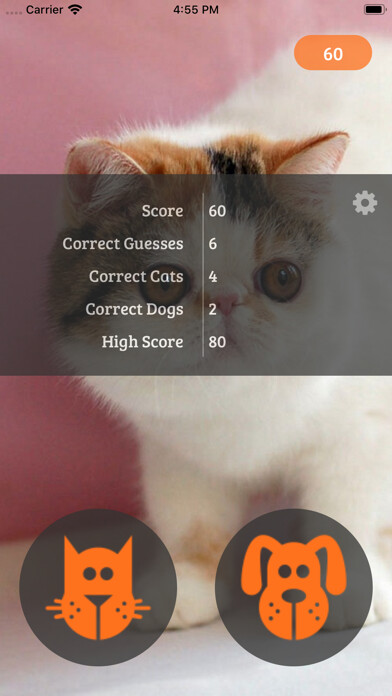 Emulate iPhone app Cat or Dog using MyAndroid