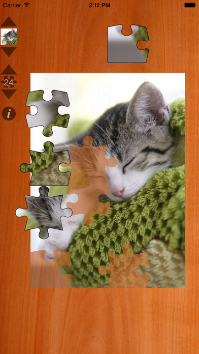 Emulate iPhone app Cat Puzzles using MyAndroid