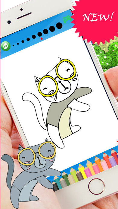 Emulate iPhone app Cats And Kittens Coloring book For kids and Toddle using MyAndroid Emulate iPhone app Cats And Kittens Coloring book For kids and Toddle using MyAndroid