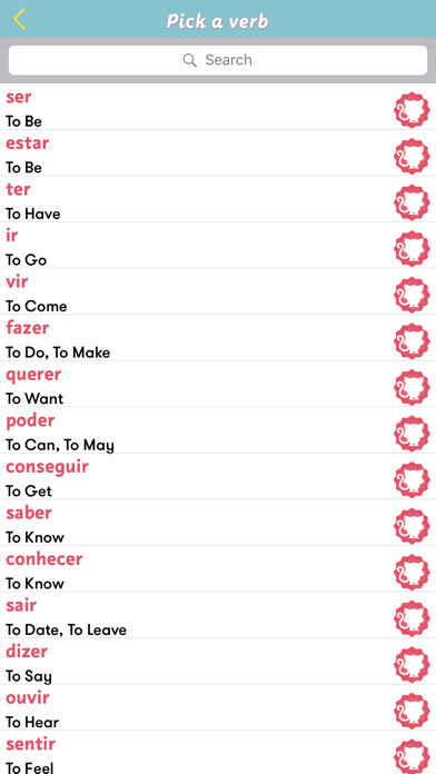 Emulate iPhone app CatsAndVerbs -Portuguese verbs using MyAndroid Emulate iPhone app CatsAndVerbs -Portuguese verbs using MyAndroid