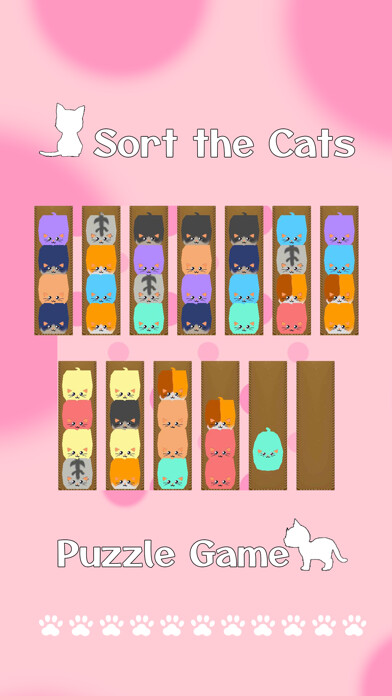 Emulate iPhone app Cats are liquid sort puzzle using MyAndroid Emulate iPhone app Cats are liquid sort puzzle using MyAndroid