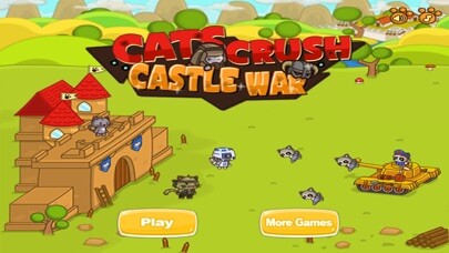 Emulate iPhone app Cats Crash:Castle War using MyAndroid