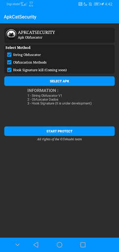 Run android online APK CatSecurity from MyAndroid or emulate CatSecurity using MyAndroid