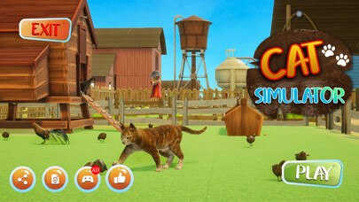 Emulate iPhone app Cat Simulator: kitty cat girl using MyAndroid Emulate iPhone app Cat Simulator: kitty cat girl using MyAndroid