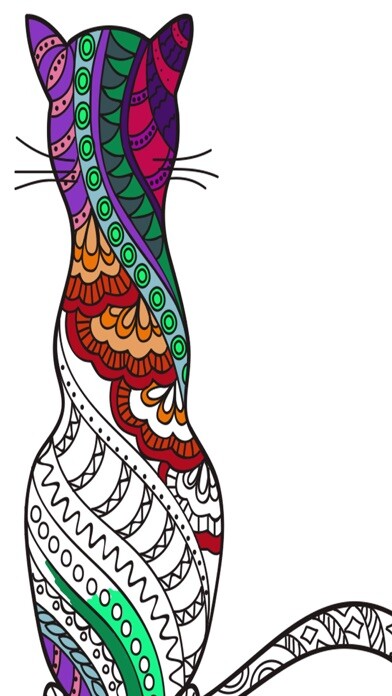 Emulate iPhone app Cats & kittens - Mandalas coloring book for adults using MyAndroid Emulate iPhone app Cats & kittens - Mandalas coloring book for adults using MyAndroid