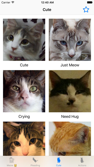 Emulate iPhone app Cat sound - for cat lovers using MyAndroid