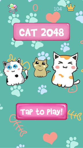 Run android online APK Cats Puzzle 2048 from MyAndroid or emulate Cats Puzzle 2048 using MyAndroid