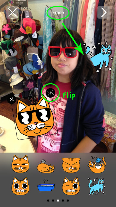 Emulate iPhone app Cat Stickers for Messages & Photos using MyAndroid Emulate iPhone app Cat Stickers for Messages & Photos using MyAndroid