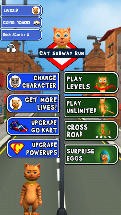 Emulate iPhone app Cat Subway Run: Leo Cat vs Dog using MyAndroid Emulate iPhone app Cat Subway Run: Leo Cat vs Dog using MyAndroid
