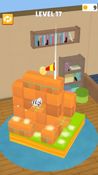 Emulate iPhone app Cat Tower Maze using MyAndroid