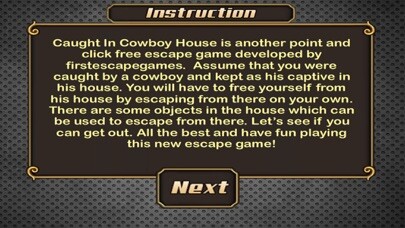 Emulate iPhone app Caught In Cowboy House using MyAndroid
