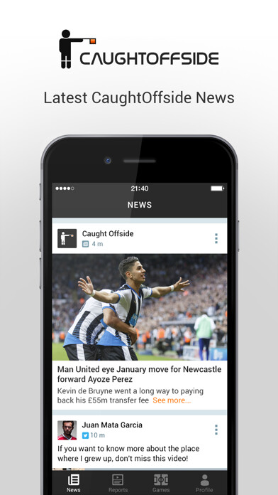 Emulate iPhone app Caught Offside using MyAndroid Emulate iPhone app Caught Offside using MyAndroid
