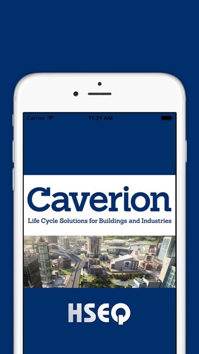 Emulate iPhone app Caverion DK - HSEQ using MyAndroid