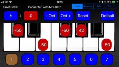 Emulate iPhone app Cavit Scale using MyAndroid
