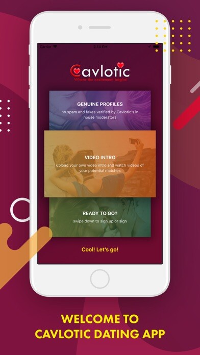 Emulate iPhone app Cavlotic Online Dating using MyAndroid
