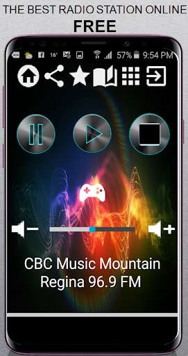 Run android online APK CBC Music Mountain Regina 96.9 FM CA App Radio Fre from MyAndroid or emulate CBC Music Mountain Regina 96.9 FM CA App Radio Fre using MyAndroid