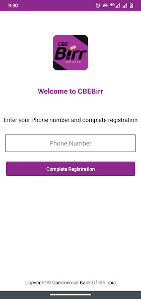 Run android online APK CBEBirr from MyAndroid or emulate CBEBirr using MyAndroid