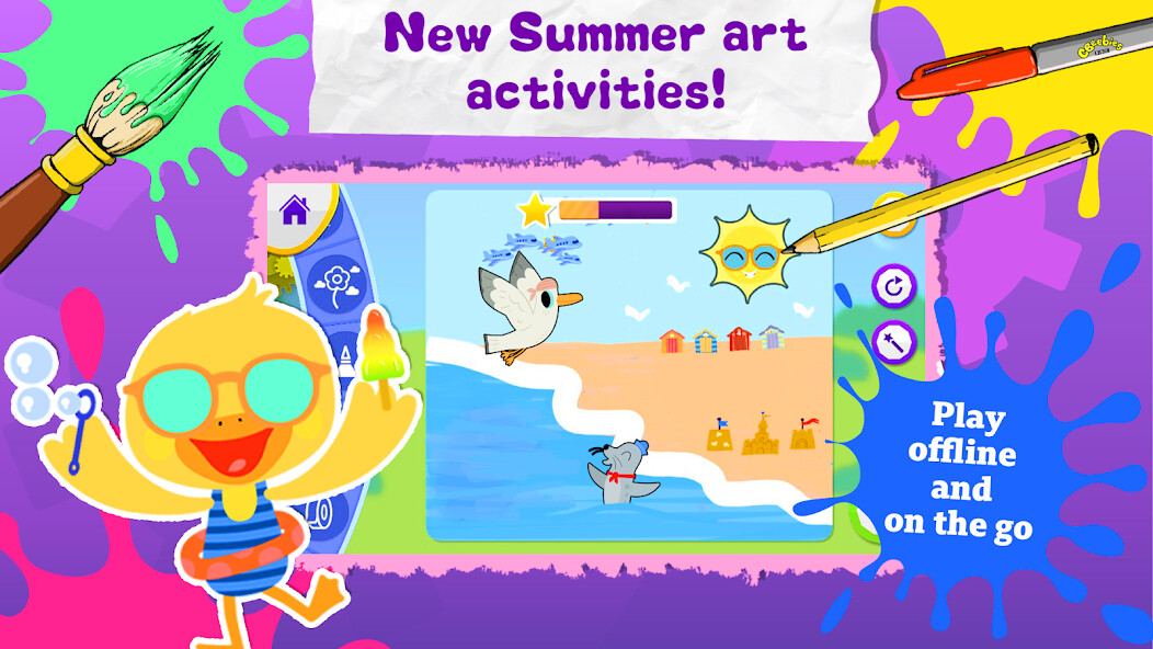 Run android online APK CBeebies Get Creative: Paint from MyAndroid or emulate CBeebies Get Creative: Paint using MyAndroid