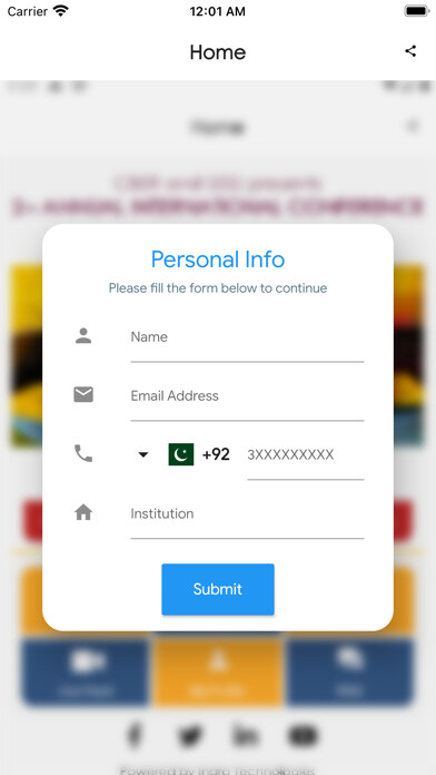 Emulate iPhone app CBERxSESS 2022 using MyAndroid
