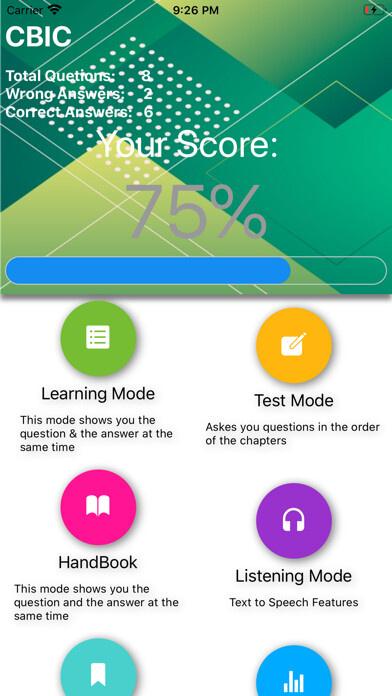 Emulate iPhone app CBIC Exam Prep Notes&Quizzes using MyAndroid Emulate iPhone app CBIC Exam Prep Notes&Quizzes using MyAndroid