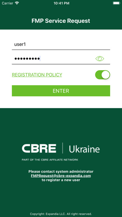 Emulate iPhone app CBRE Ukraine FMP using MyAndroid Emulate iPhone app CBRE Ukraine FMP using MyAndroid