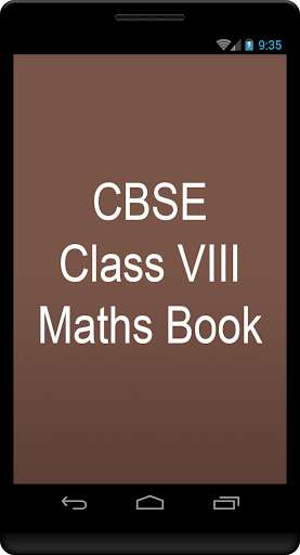 Emulate Android APK CBSE Class VIII Maths Book