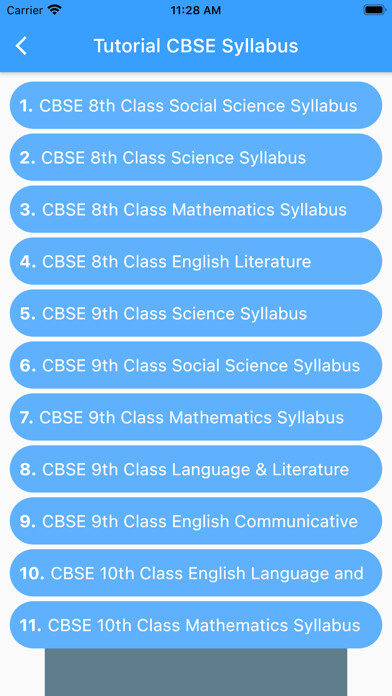 Emulate iPhone app CBSE SYLLABUS Tutorial using MyAndroid