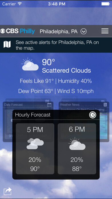 Run android online APK CBS Philly Weather from MyAndroid or emulate CBS Philly Weather using MyAndroid