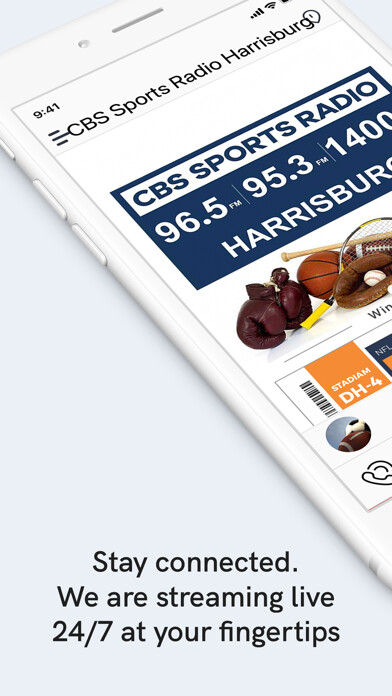 Emulate iPhone app CBS Sports Radio Harrisburg using MyAndroid Emulate iPhone app CBS Sports Radio Harrisburg using MyAndroid