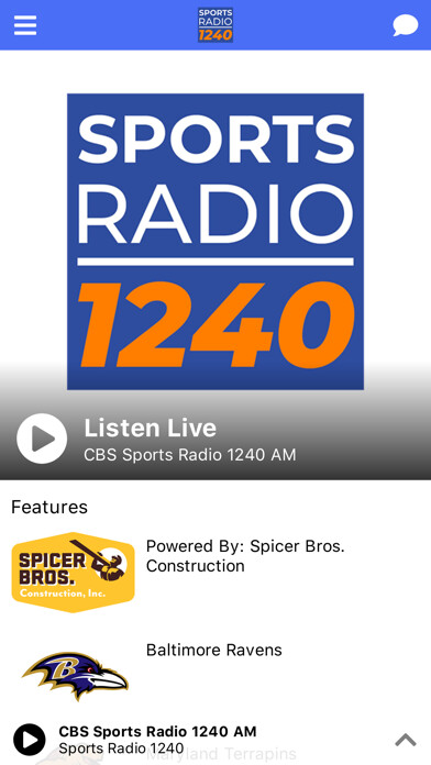 Emulate Android APK CBS Sports Radio
