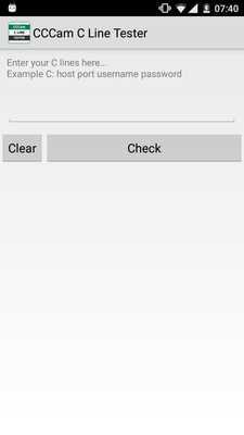 Emulate Android APK CCcam C Line Tester Emulate Android APK CCcam C Line Tester