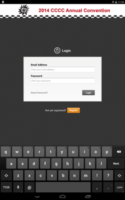 Emulate Android APK CCCC 2014 Convention
