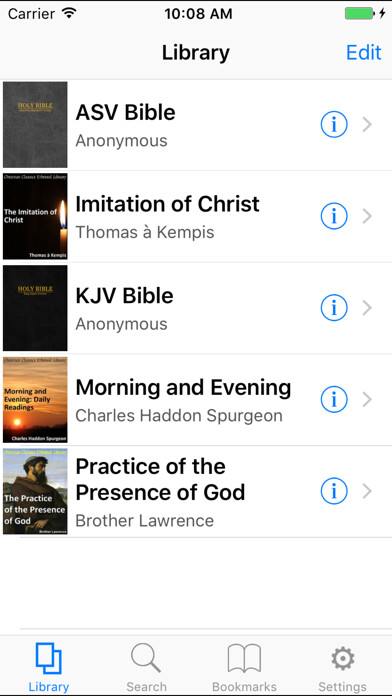 Emulate iPhone app CCEL Devotional Bible using MyAndroid Emulate iPhone app CCEL Devotional Bible using MyAndroid