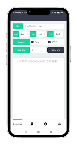 Run android online APK CCGen: Namso-Gen, Bin Lookup from MyAndroid or emulate CCGen: Namso-Gen, Bin Lookup using MyAndroid Run android online APK CCGen: Namso-Gen, Bin Lookup from MyAndroid or emulate CCGen: Namso-Gen, Bin Lookup using MyAndroid