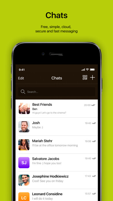 Emulate iPhone app CChat Messenger using MyAndroid